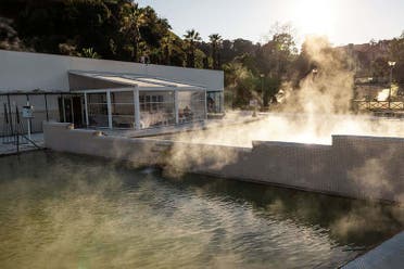 Entrada a las Termas de Agnano