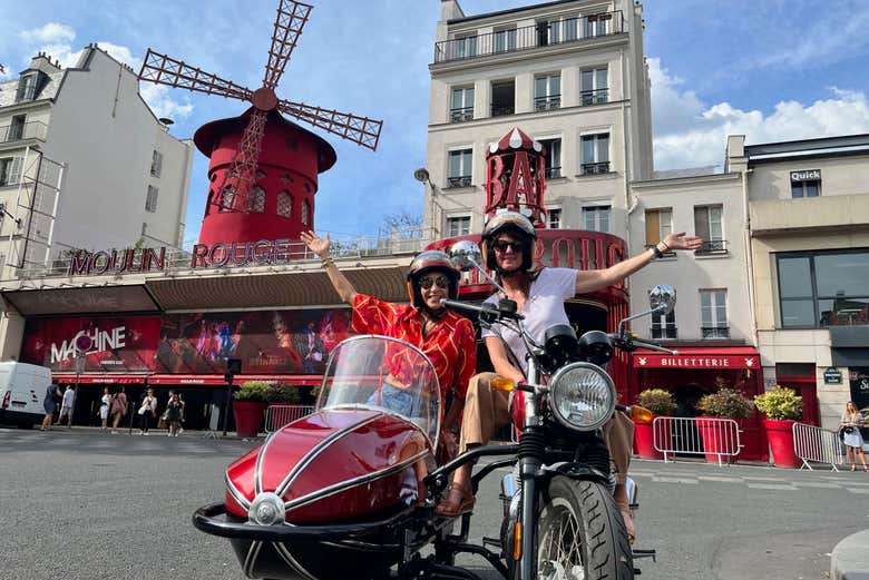 Tour en sidecar por París