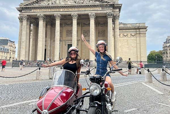 Tour en sidecar por París