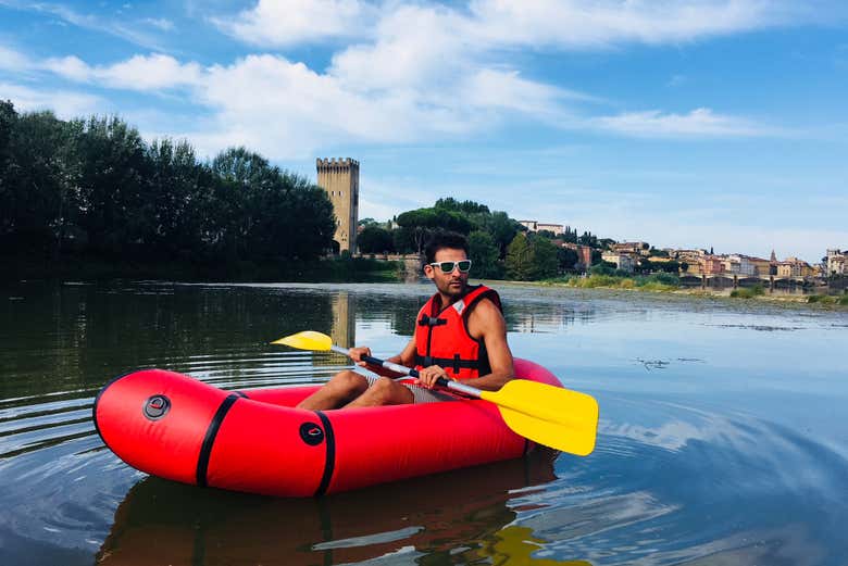 Tour en kayak por el río Arno