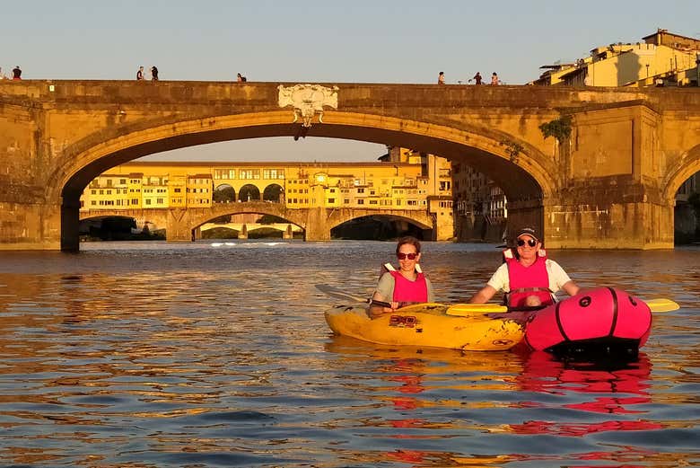 Tour en kayak por el río Arno