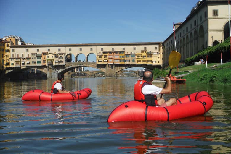 Tour en kayak por el río Arno