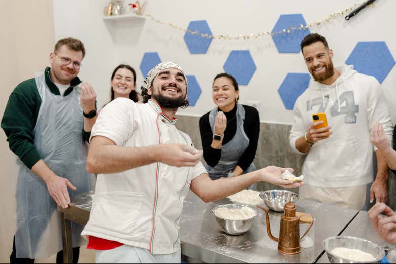 Taller de pizza italiana
