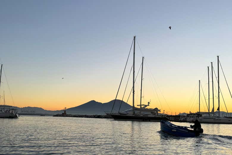 Paseo en barco por la costa de Posillipo