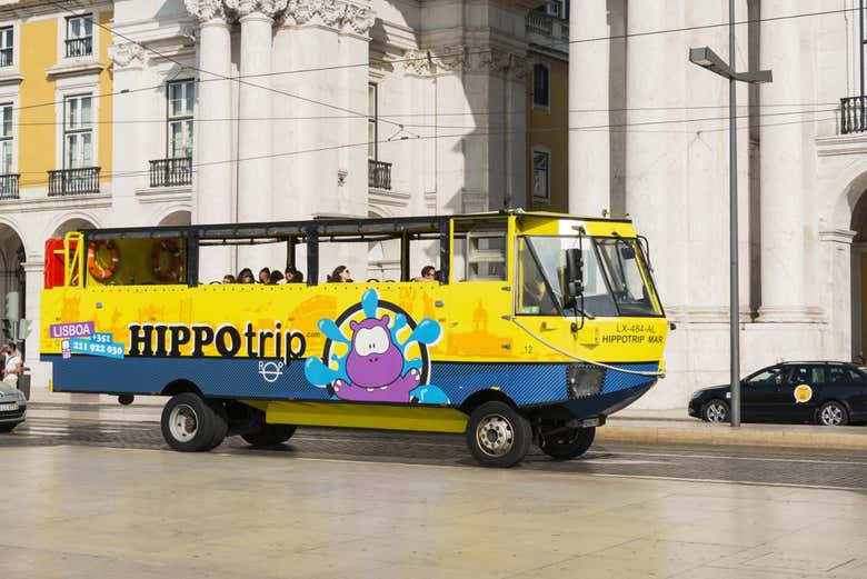 Tour en autobús anfibio por Lisboa