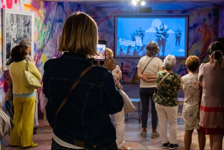 Entrada al Museo Banksy de Lisboa