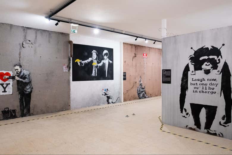 Entrada al Museo Banksy de Lisboa