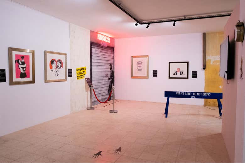 Entrada al Museo Banksy de Lisboa