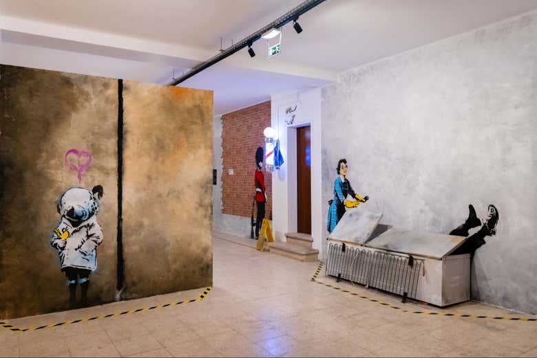 Entrada al Museo Banksy de Lisboa