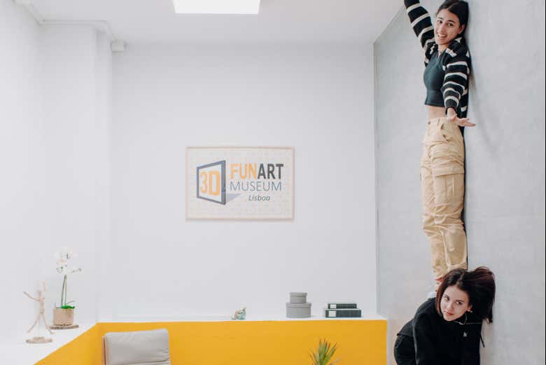 Entrada al 3D Fun Art Museum Lisboa