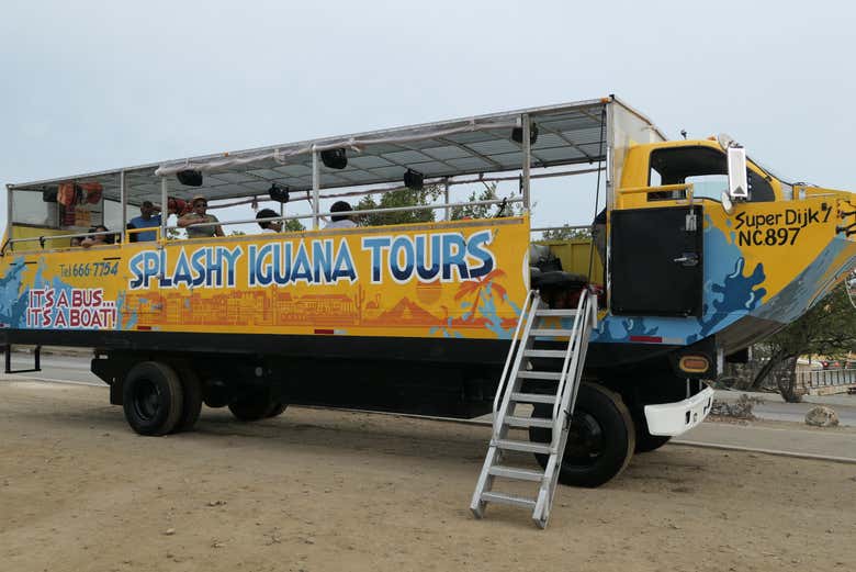 Tour en autobús anfibio por Willemstad