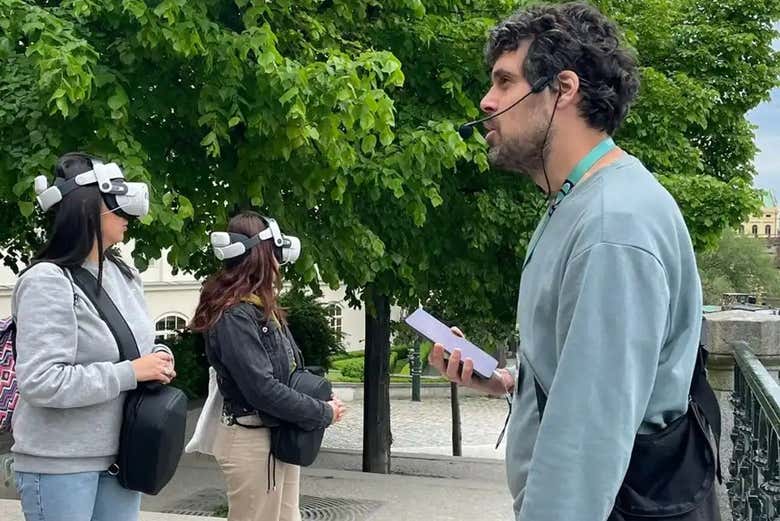 Free tour por Praga con gafas de realidad virtual