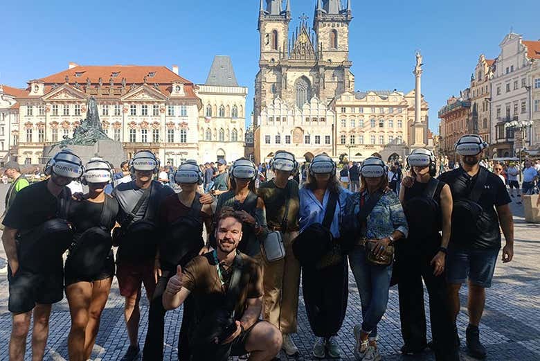 Free tour por Praga con gafas de realidad virtual