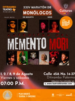 XXIV Maratón de Monólogos - Antecitos del memento mori