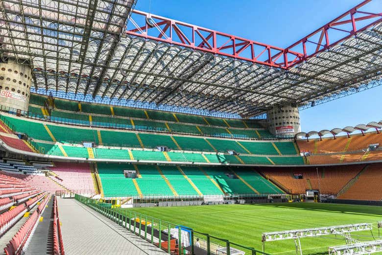 Tour por el estadio de San Siro