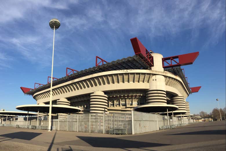 Tour por el estadio de San Siro