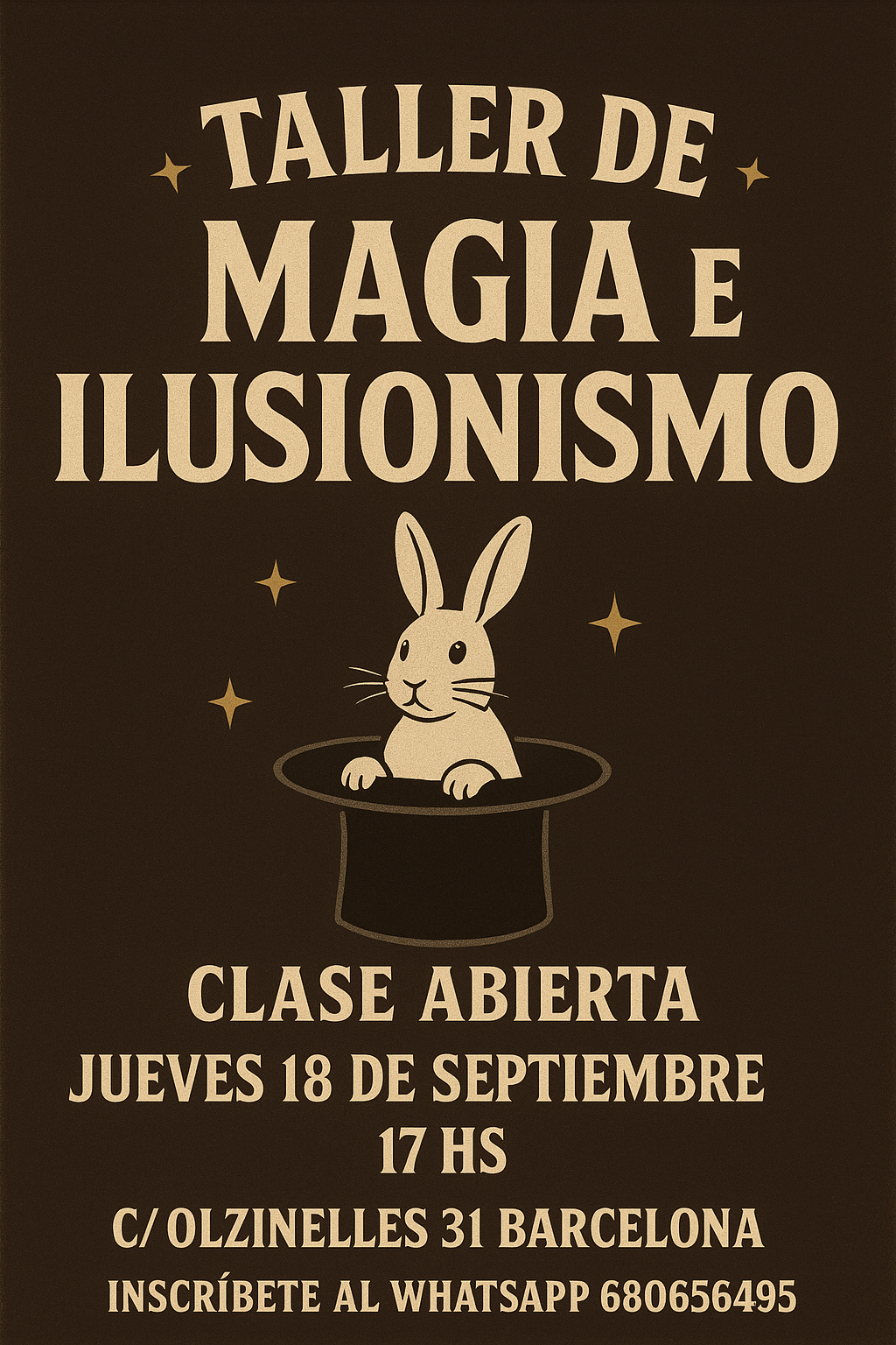 Taller trimestral de Magia e Ilusionismo