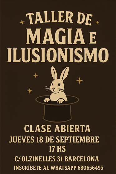 Magia.Taller trimestral de Magia e Ilusionismo_3