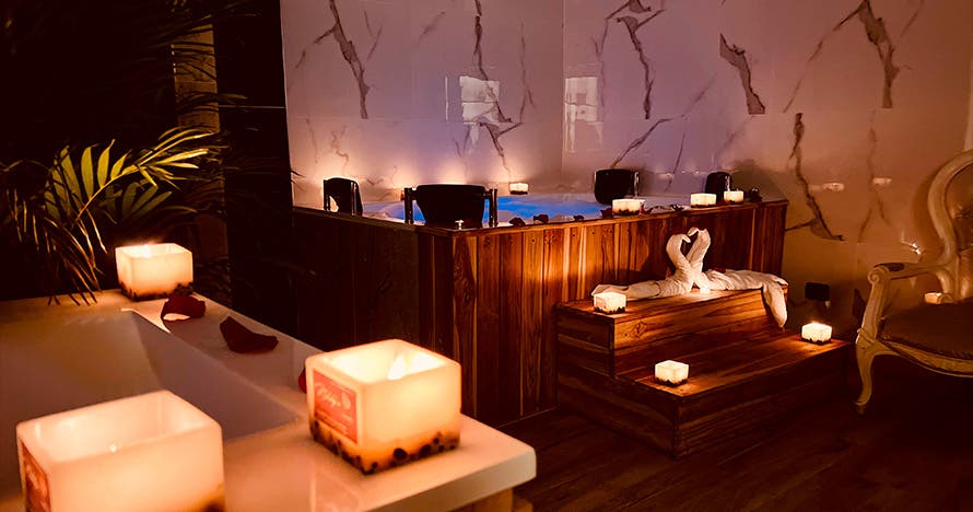Spa para pareja con sauna