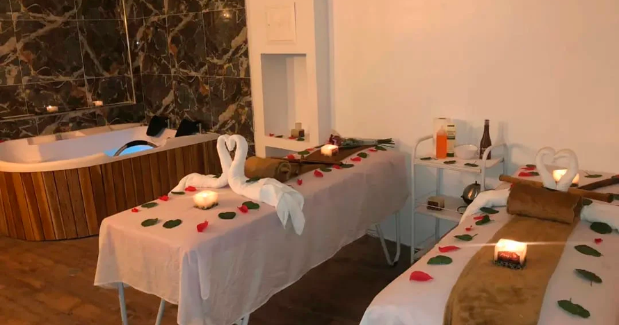 Spa para pareja con sauna