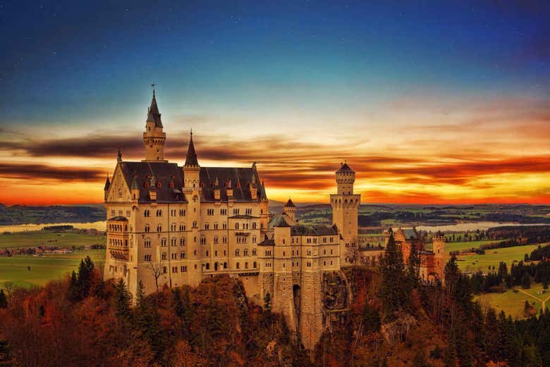 Excursión al castillo de Neuschwanstein y el palacio de Linderhof con guía