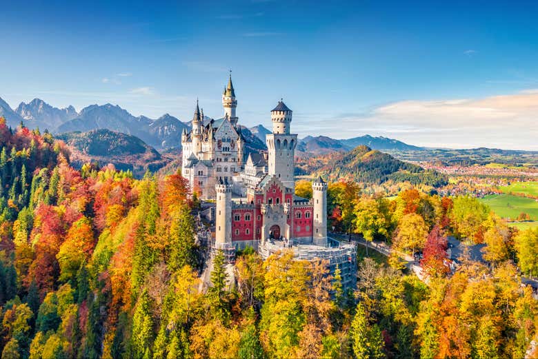 Excursión al castillo de Neuschwanstein y el palacio de Linderhof con audioguía