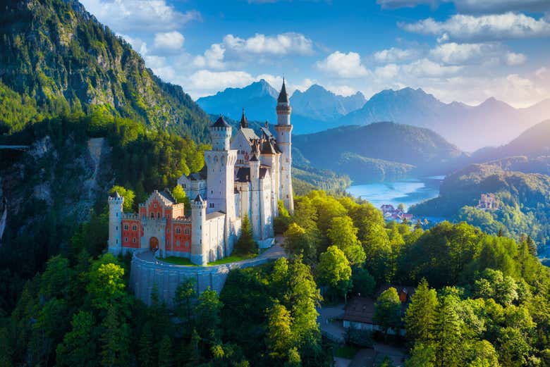 Excursión al castillo de Neuschwanstein y el palacio de Linderhof con audioguía