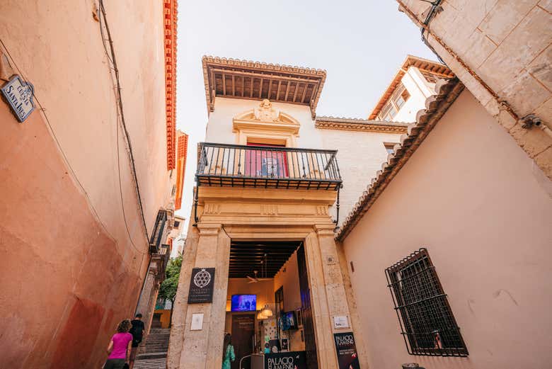 Espectáculo en el tablao Palacio Flamenco