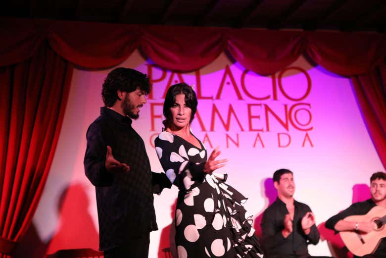 Espectáculo en el tablao Palacio Flamenco