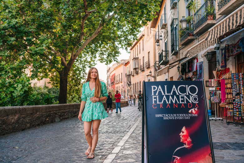 Espectáculo en el tablao Palacio Flamenco