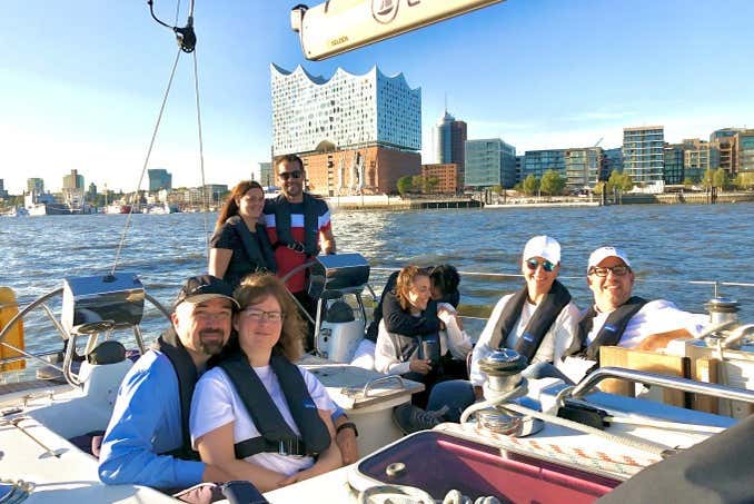 Paseo en velero por Hamburgo