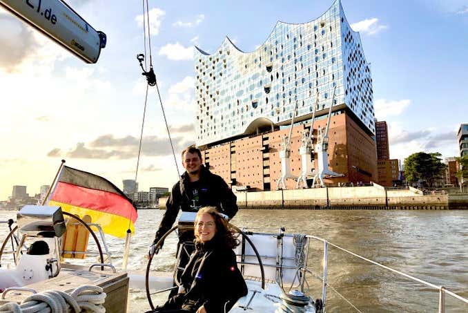 Paseo en velero por Hamburgo