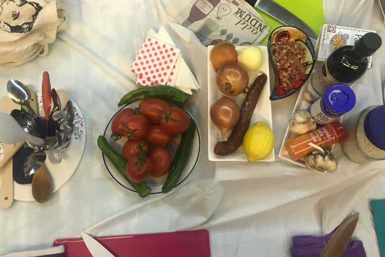 Taller de paella cordobesa y salmorejo