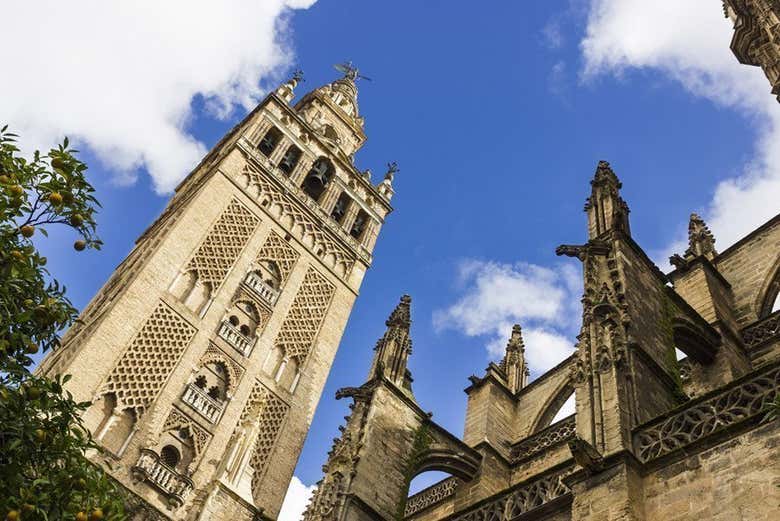 Tour por el Alcázar, la Catedral y la Giralda en grupo reducido