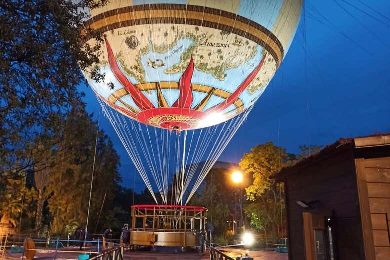 Entrada al globo Nao Vigía