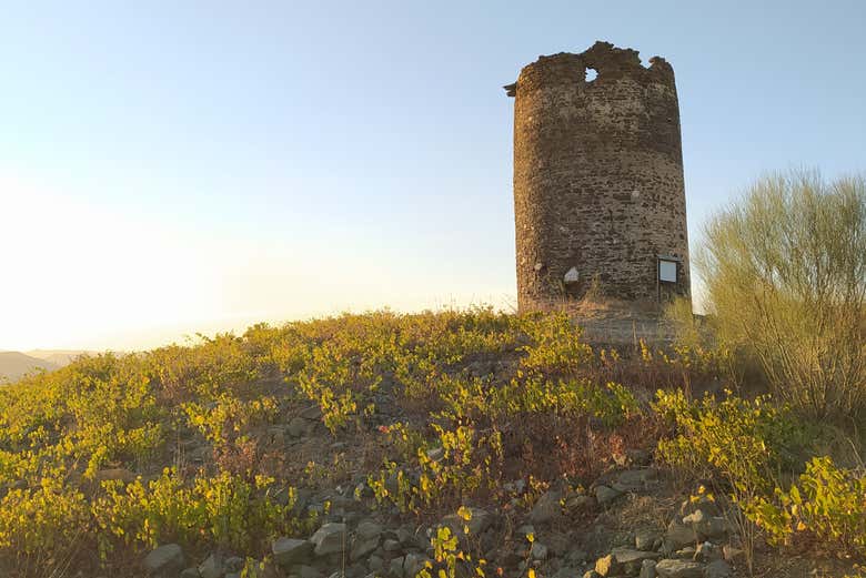 Pueblos blancos de la Axarquía, Estupa Budista y Torre de la Atalaya
