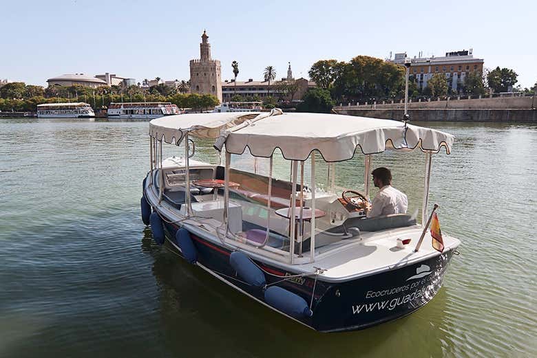Paseo en barco ecológico por el río Guadalquivir