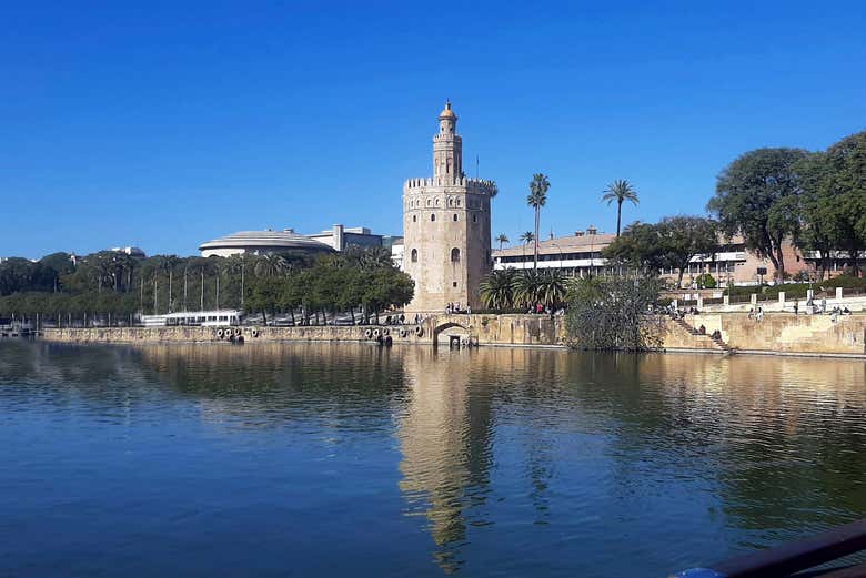 Paseo en barco por Sevilla con comida