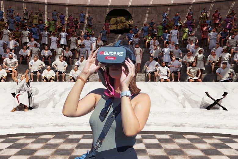 Tour por Málaga con gafas de realidad virtual