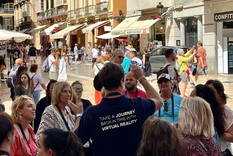 Tour por Málaga con gafas de realidad virtual