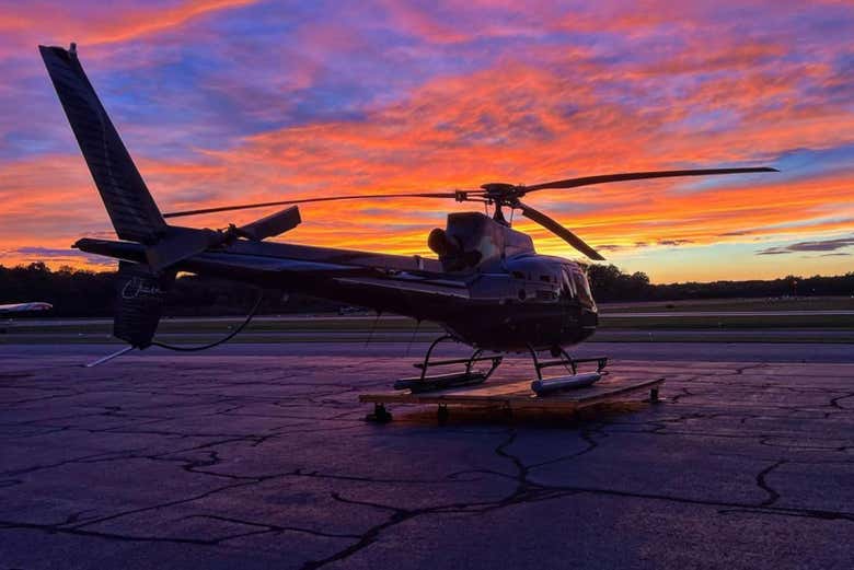 Paseo nocturno en helicóptero por Nueva York