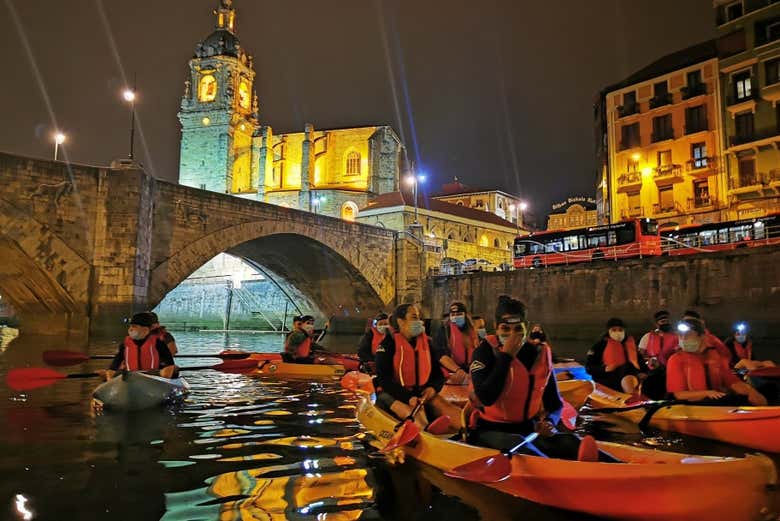 Tour en kayak por Bilbao