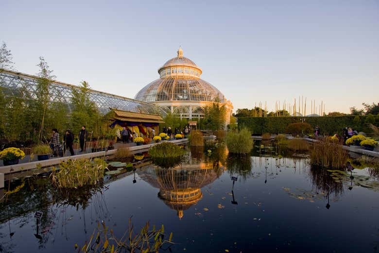 Entrada al Jardín Botánico de Nueva York