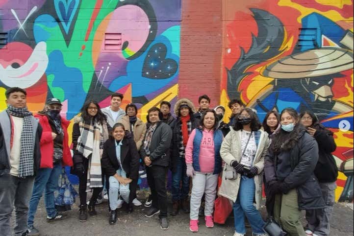 Taller de grafitis en Brooklyn