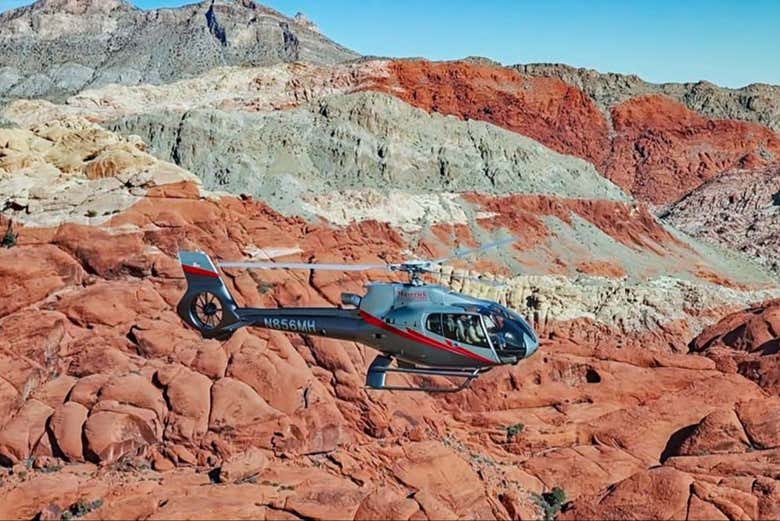 Excursión al Red Rock Canyon en helicóptero