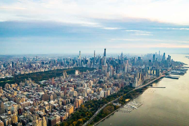 Paseo en helicóptero por Nueva York desde Westchester