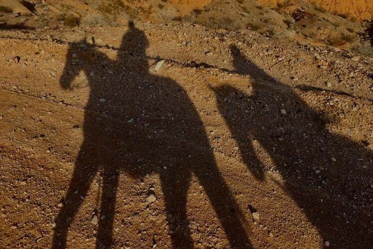 Paseo a caballo por el desierto de Las Vegas