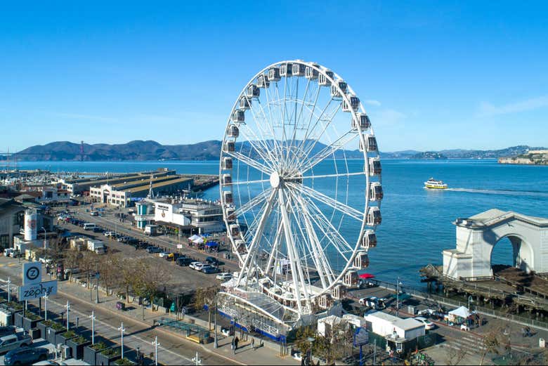 Visita a Alcatraz y Fisherman's Wharf con audioguía + Entrada a SkyStar Wheel