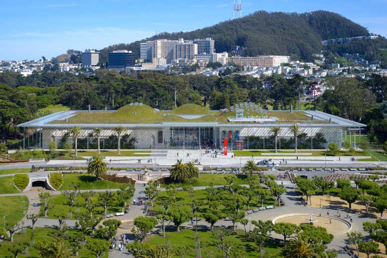 Entrada a la Academia de las Ciencias de California