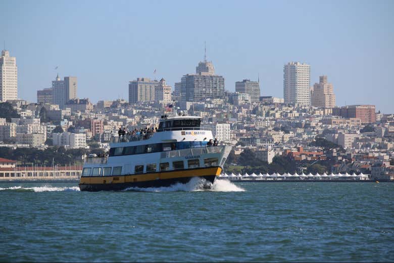 Entrada a Alcatraz + Paseo en barco por la bahía de San Francisco
